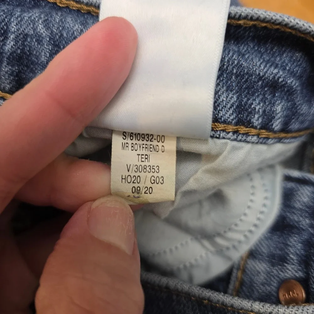 Old Navy Womens Mid-Rise Boyfriend‎ Jeans Blue Medium Wash Size 6